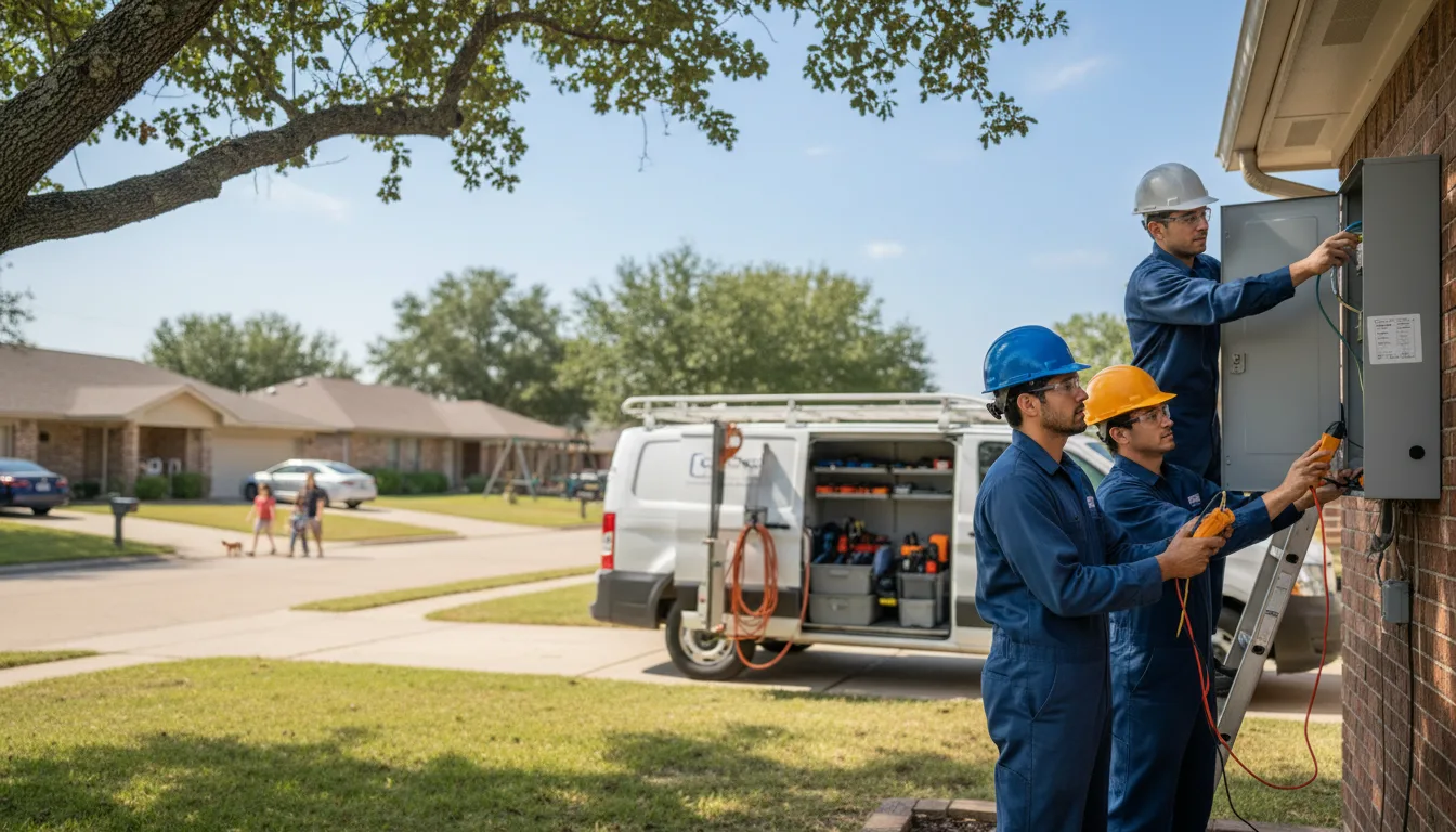 Certified electrician providing emergency electrical services in Bremen, AL